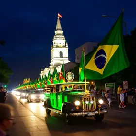 Cuiabá celebra 204 anos da Independência do Brasil com desfile noturno nesta segunda